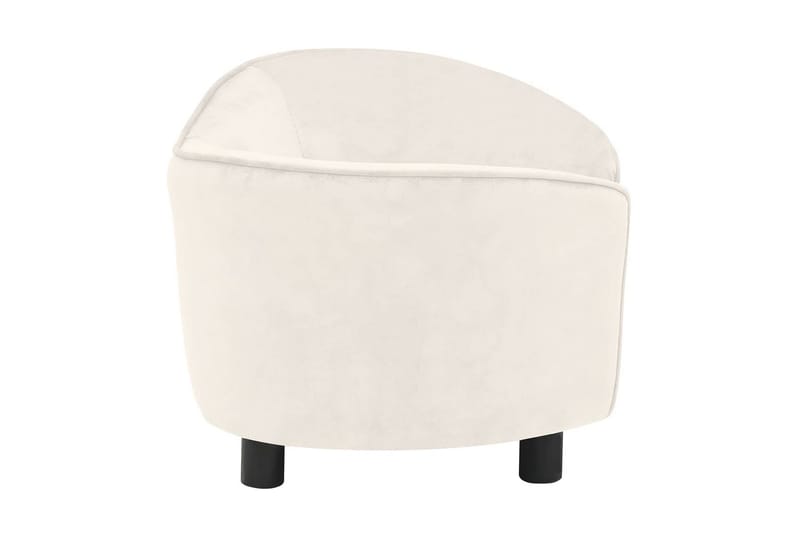 hundesofa 69x49x40 cm plys cremefarvet - Creme - Sport & fritid - Til dyrene - Til hund - Hundemøbler