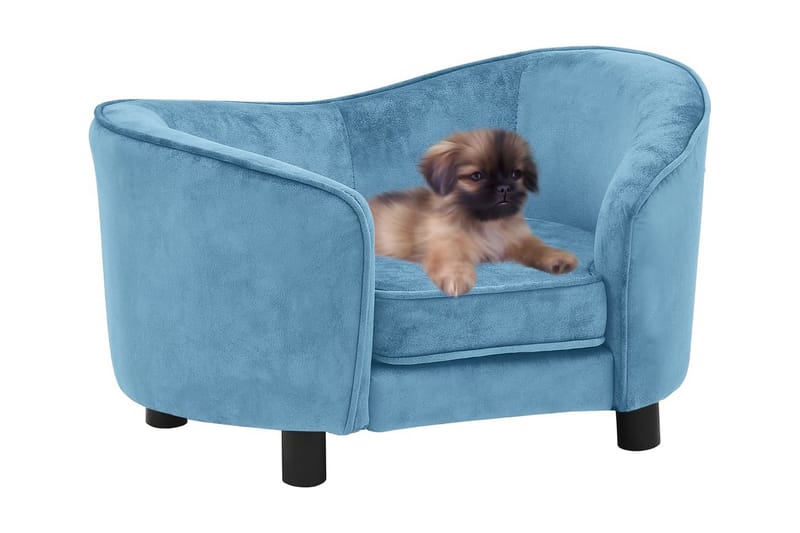 hundesofa 69x49x40 cm plys turkis - Turkis - Sport & fritid - Til dyrene - Til hund - Hundemøbler