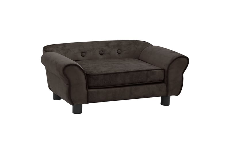 Hundesofa 72X45X30 cm Plys Brun - Brun - Sport & fritid - Til dyrene - Til hund - Hundemøbler