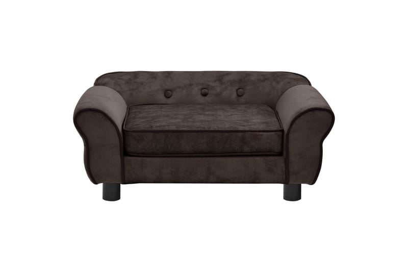 Hundesofa 72X45X30 cm Plys Brun - Brun - Sport & fritid - Til dyrene - Til hund - Hundemøbler