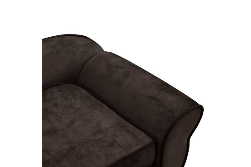 Hundesofa 72X45X30 cm Plys Brun - Brun - Sport & fritid - Til dyrene - Til hund - Hundemøbler