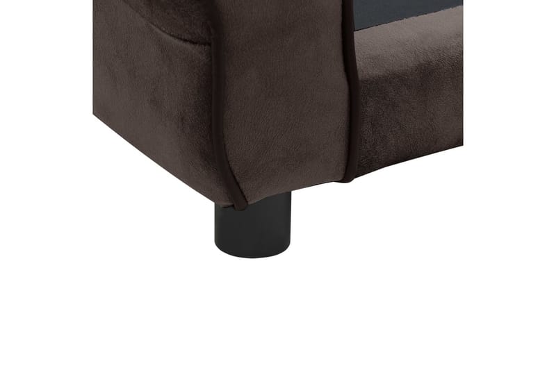 Hundesofa 72X45X30 cm Plys Brun - Brun - Sport & fritid - Til dyrene - Til hund - Hundemøbler