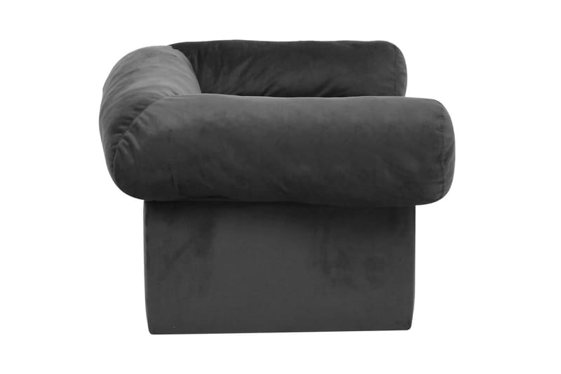 hundesofa med skuffe 75x50x38 cm plys mørkegrå - Grå - Sport & fritid - Til dyrene - Til hund - Hundemøbler - Hundeseng