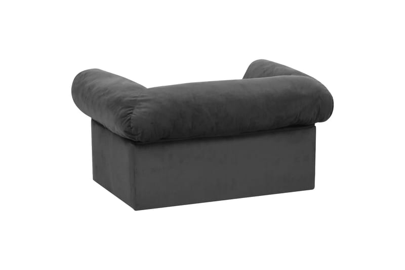 hundesofa med skuffe 75x50x38 cm plys mørkegrå - Grå - Sport & fritid - Til dyrene - Til hund - Hundemøbler - Hundeseng