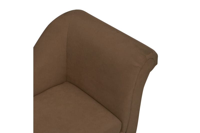 hundesofa med pude 83x44x44 cm plys brun - Brun - Sport & fritid - Til dyrene - Til hund - Hundemøbler - Hundeseng