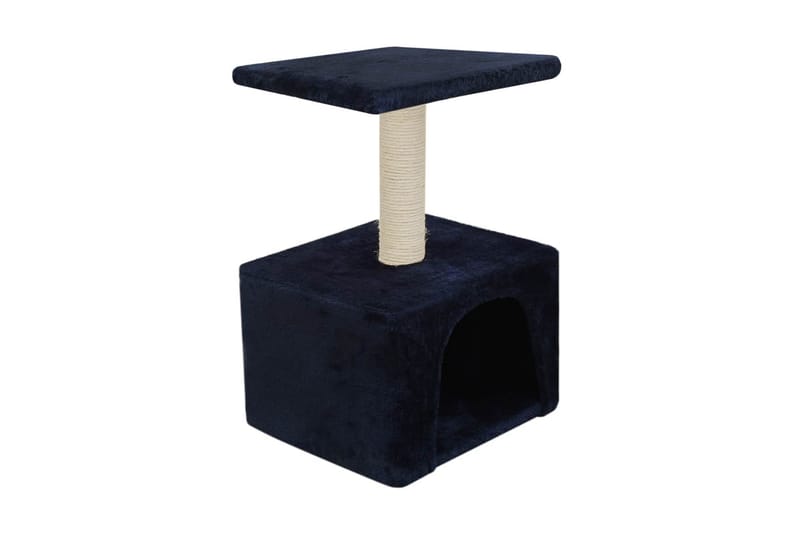Kradsetræ Til Katte Med Sisal-Kradsestolper 55 Cm Mørkeblå - Blå - Kattemøbler