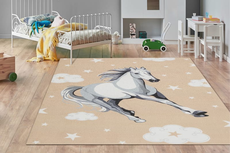 Play Børnetæppe 160x230 cm - Beige - Tekstiler - Børnetekstiler - Børnetæpper