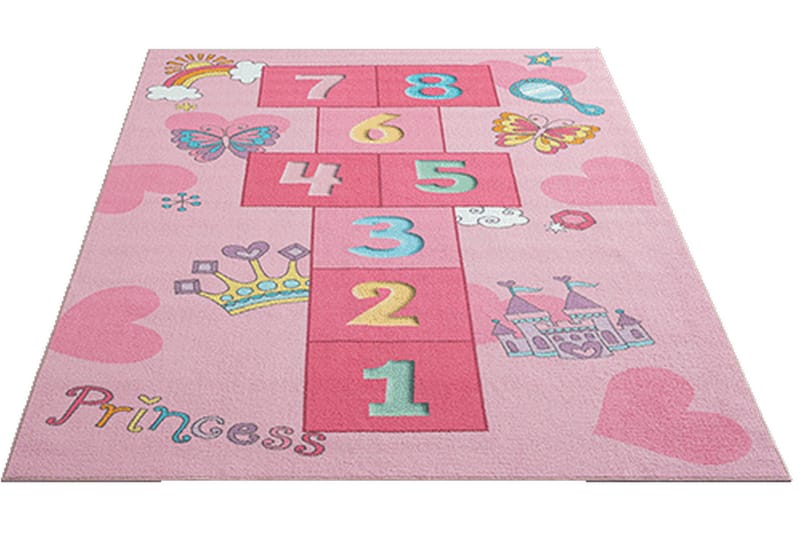 Play Børnetæppe 80x150 cm - Rosa - Tekstiler - Børnetekstiler - Børnetæpper