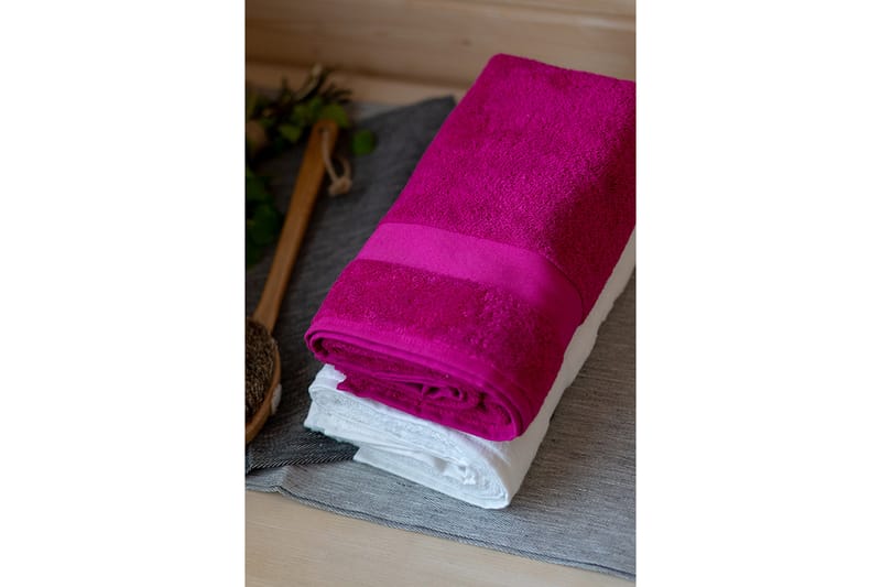 Arki Badehåndklæde 70x140cm Fuchsia - Tekstiler - Badetekstiler - Badehåndklæder