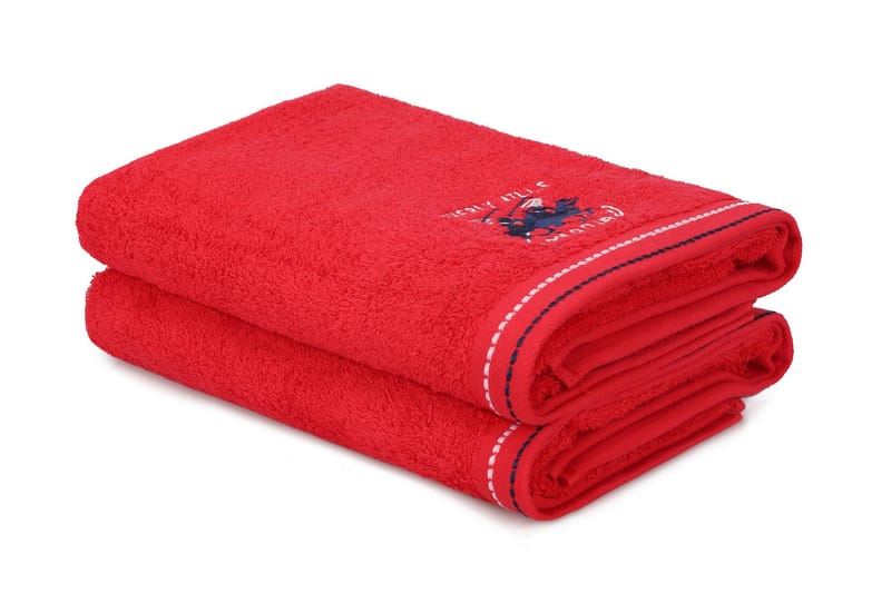 Tarilonte Badehåndklæde 2-pak - Rød - Frotte håndklæder - Badelagen børn - Badelagen baby - Stort badelagen - Badehåndklæder - Strandhåndklæde & strandlagen