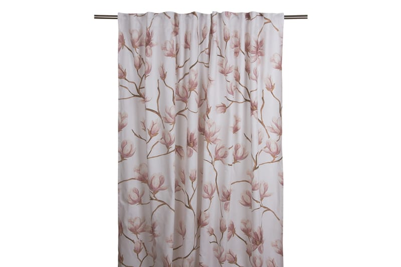 Magnolia Gardinlængde 145x245 cm - Rosa - Tekstiler - Gardiner - Lange gardiner - Gardiner med læg