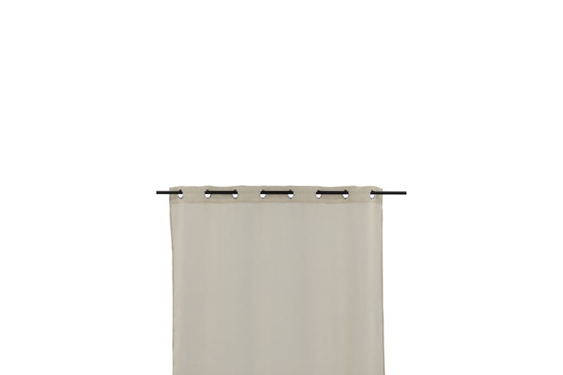 Kaya Gardin m. Kouser 140x240 cm - Beige - Tekstiler - Gardiner - Lange gardiner - Gardiner med kouser