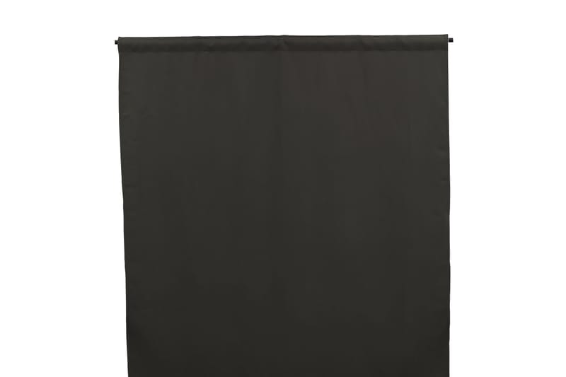 Broddamoll Gardin 90x135 cm - Mørkegrå - Gardiner med løbegang