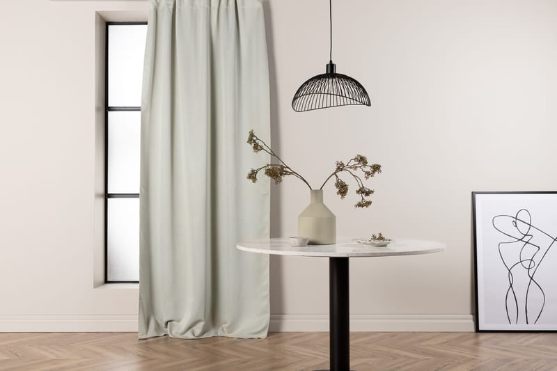 Evelyn Gardin 135x240 cm - Offwhite - Tekstiler - Gardiner - Lange gardiner - Gardiner med løbegang