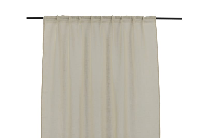 Kaya Gardin 140x240 cm - Beige - Tekstiler - Gardiner - Lange gardiner - Gardiner med løbegang