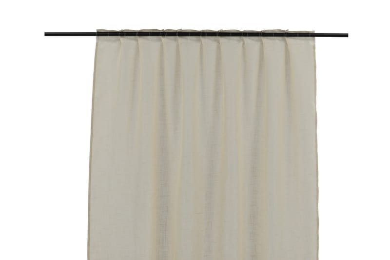 Kaya Gardin 140x240 cm - Beige - Tekstiler - Gardiner - Lange gardiner - Gardiner med løbegang