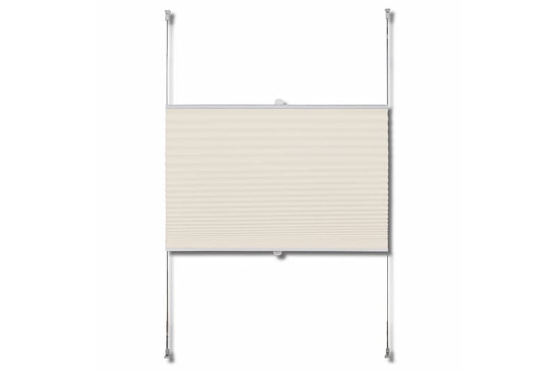 Plisseret Blind 100X200 Cm Creme - Creme - Tekstiler - Gardiner - Persienner