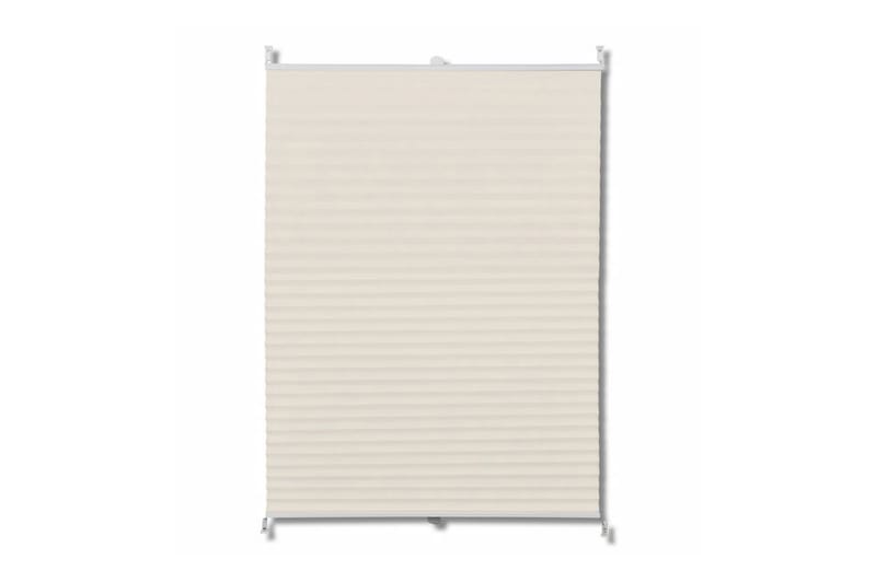 Plisseret Blind 50X100 Cm Creme - Creme - Tekstiler - Gardiner - Persienner