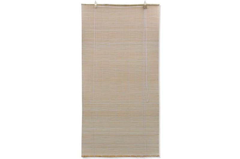 rullegardiner 2 stk. 120 x 160 cm naturlig bambus - Tekstiler - Gardiner - Rullegardin