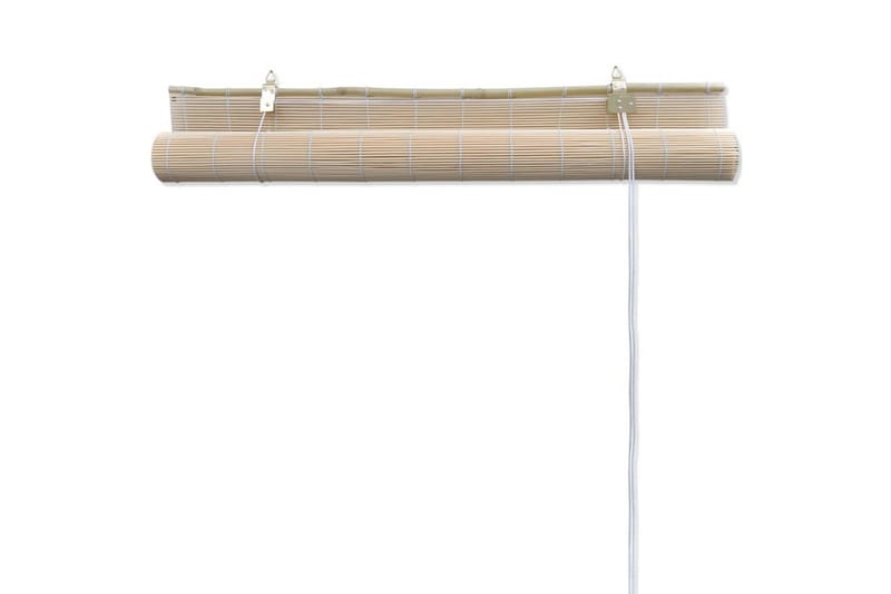 rullegardiner 2 stk. 120 x 160 cm naturlig bambus - Tekstiler - Gardiner - Rullegardin