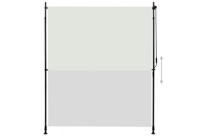 udendørs rullegardin 200x270 cm cremefarvet - Creme - Tekstiler - Gardiner - Rullegardin