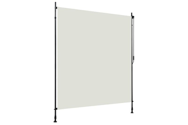 udendørs rullegardin 200x270 cm cremefarvet - Creme - Tekstiler - Gardiner - Rullegardin