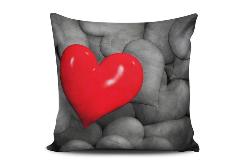 Cushion Love Pude 45x45 cm - Multifarvet - Pyntepuder & pudebetræk