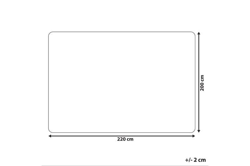 Plaid 200 x 220 cm brun DELICE - Brun - Tekstiler - Pude & plaid - Tæpper & plaider