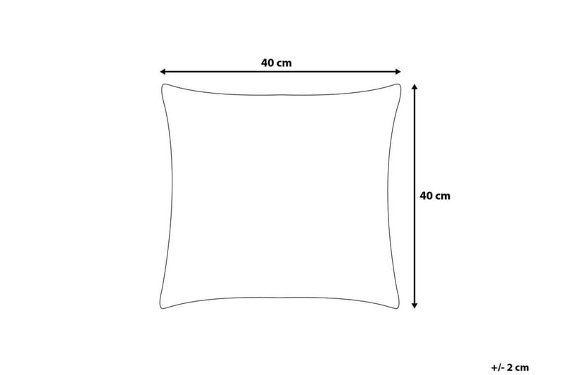 Navalacruz Havepude 2-pak 40x40 cm - Gul - Tekstiler - Pude & plaid - Udendørs puder