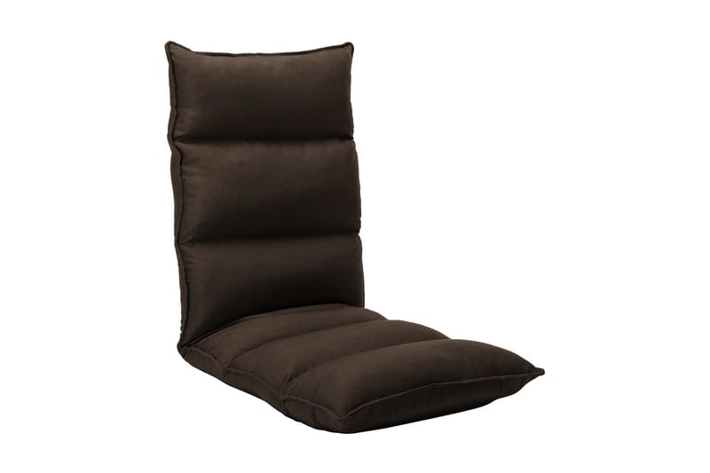 foldbar gulvstol stof brun - Brun - Sædehynder