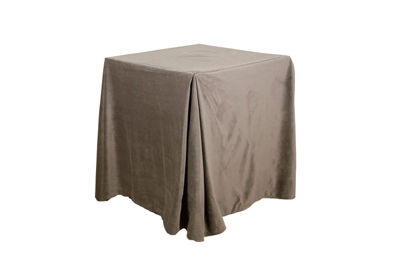 Velour Sengekappe 90x200 cm - Beige - Tekstiler - Sengetøj - Kappelagen & kantbetræk - Kappelagen kontinentalseng