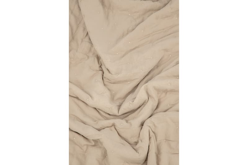 Sally Sengetæppe 260x260 cm - Beige - Tekstiler - Sengetøj - Sengetæppe - Sengetæppe dobbeltseng