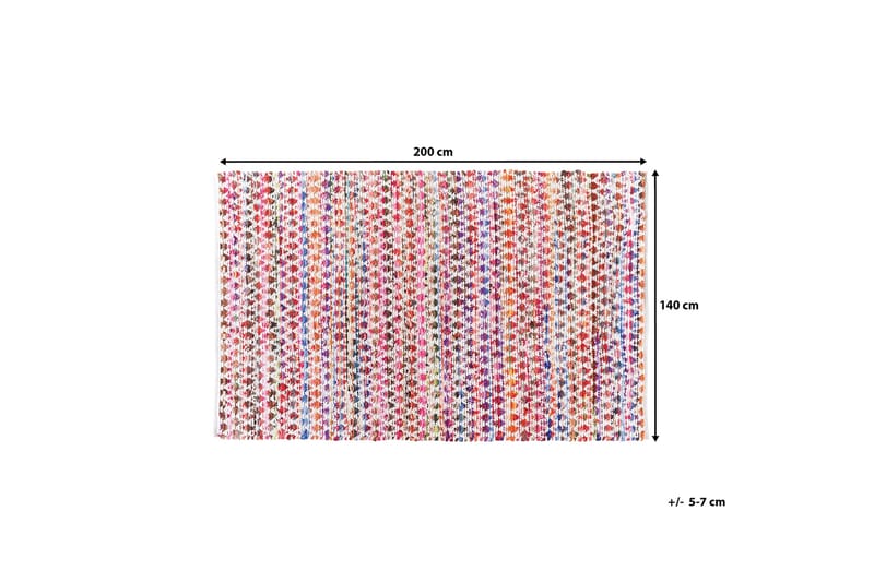 Arakli tæppe 140 | 200 cm - Flerfarvet - Tekstiler - Tæpper