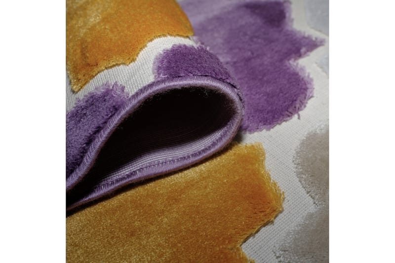 Arleen Tæppe 160x230 - Lilla/Orange - Gummierede tæpper - Små tæpper - Mønstrede tæpper - Store tæpper - Tæpper - Håndvævede tæpper