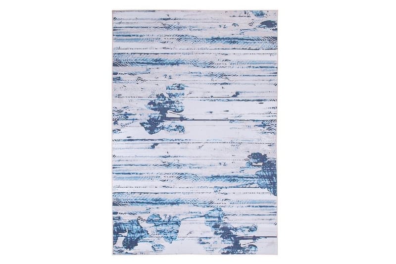 Burden Tæppe 160 | 230 cm - Blå - Tæpper - Gummierede tæpper - Små tæpper - Mønstrede tæpper - Store tæpper - Håndvævede tæpper