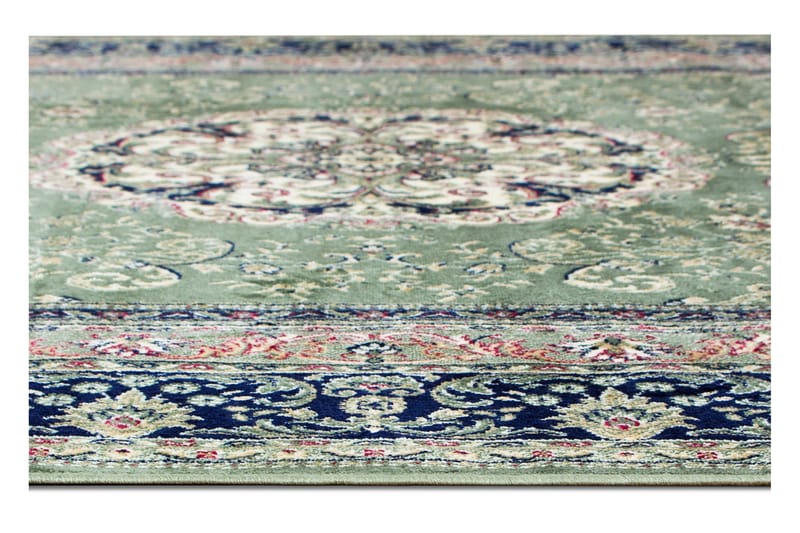 Casablanca Medallion Gulvtæppe 160x230 - Grøn - Tekstiler - Tæpper - Orientalske tæpper - Persisk tæppe