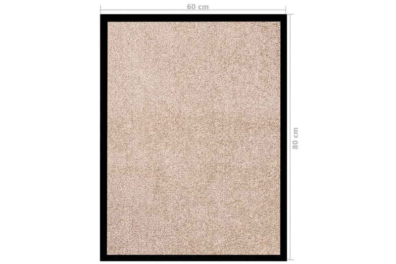 dørmåtte 60x80 cm beige - Beige - Tekstiler - Tæpper - Hall måtte