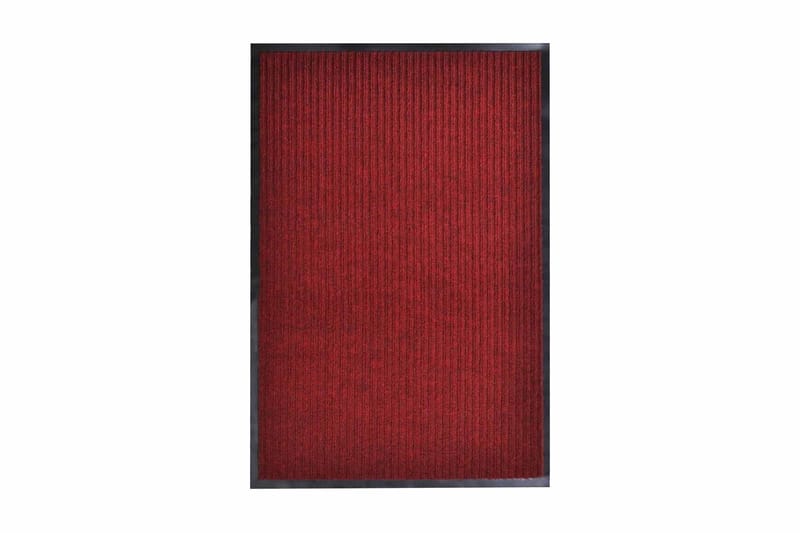 Dørmåtte Pvc 120 X 180 Rød - Rød - Gummierede tæpper - Små tæpper - Mønstrede tæpper - Store tæpper - Hall måtte - Håndvævede tæpper - Dørmåtter