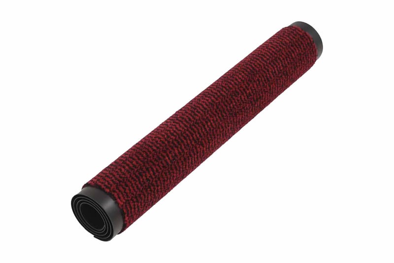 måtte med støvkontrol rektangulær tuftet 40 x 60 cm rød - Rød - Gummierede tæpper - Små tæpper - Mønstrede tæpper - Store tæpper - Hall måtte - Håndvævede tæpper - Dørmåtter