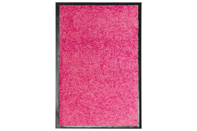 Vaskbar Dørmåtte 40X60 cm Pink - Lyserød - Tekstiler - Tæpper - Hall måtte