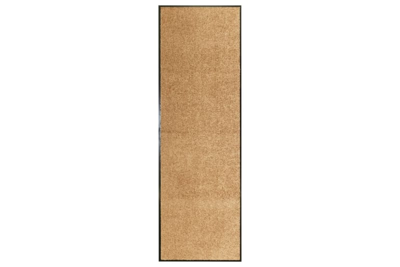 Vaskbar Dørmåtte 60X180 cm Cremefarvet - Creme - Tekstiler - Tæpper - Hall måtte