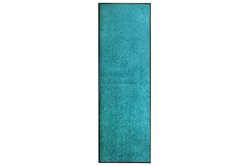 Vaskbar Dørmåtte 60X180 cm Cyanblå - Blå - Tekstiler - Tæpper - Hall måtte