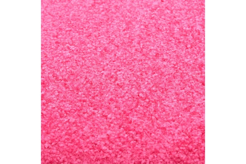 Vaskbar Dørmåtte 60X180 cm Pink - Lyserød - Tekstiler - Tæpper - Hall måtte