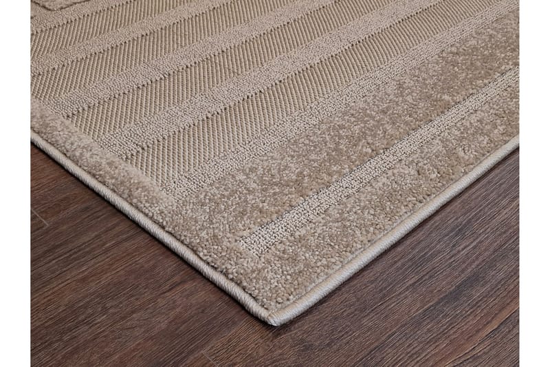 Jaslin Fladvævet tæppe 240x340 cm Rektangulær - Beige - Fladvævet tæppe