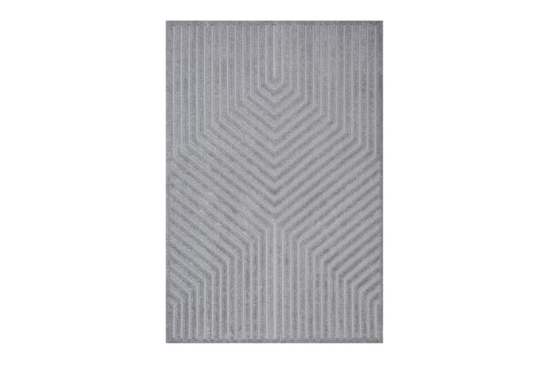 Jaslin Fladvævet tæppe 240x340 cm Rektangulær - Grå - Fladvævet tæppe