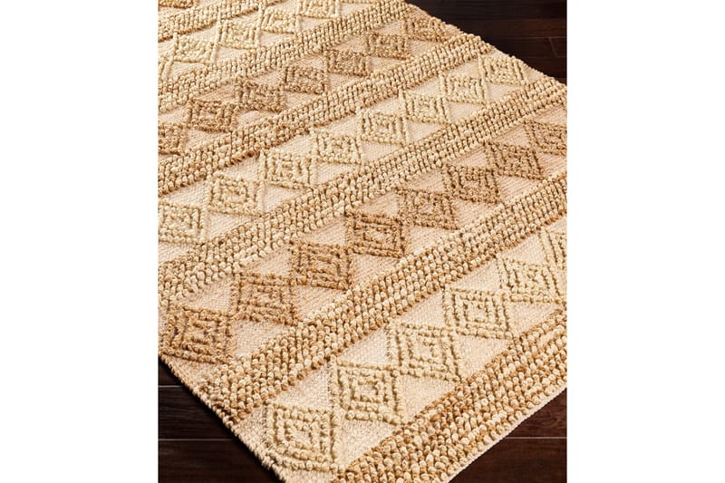 Tofu Jute-tæppe 120x180 cm Rektangulær - Beige - Tekstiler - Tæpper - Moderne tæppe - Sisaltæpper