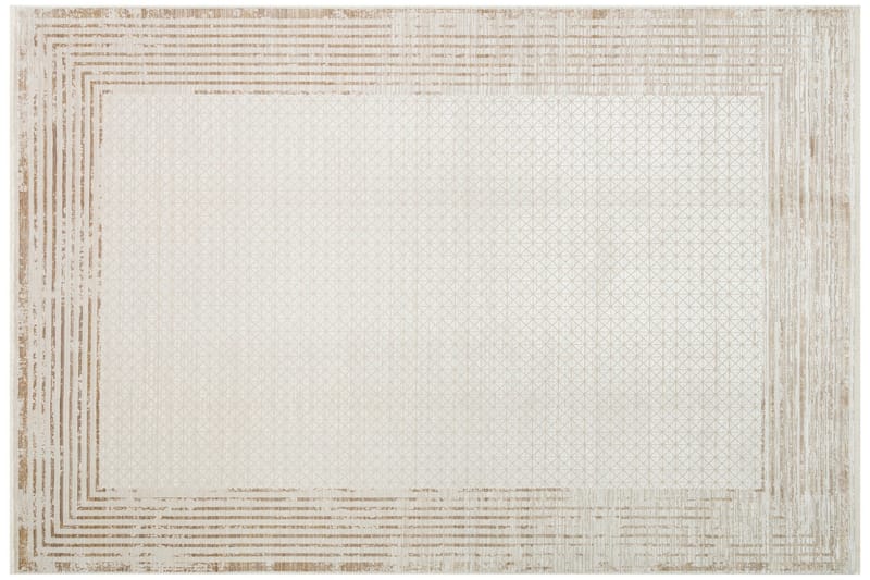 Mhl Løber 100x300 cm Rektangulær - Creme/Guld - Tekstiler - Tæpper - Moderne tæppe - Gangmåtter