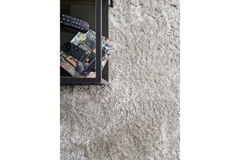 Amazon Shaggy Tæppe 200x290 cm - Beige - Tekstiler - Tæpper - Moderne tæppe - Ryatæpper