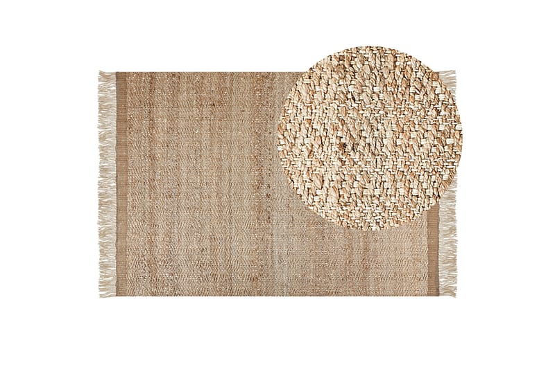 Abana Jutetæppe 160x230 cm - Beige - Sisaltæpper - Jutemåtter & hampemåtter