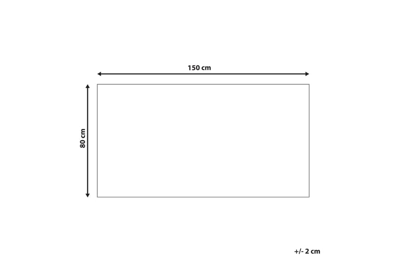 Afis Bomuldstæppe 80x150 cm - Beige - Tekstiler - Tæpper - Moderne tæppe - Bomuldstæpper